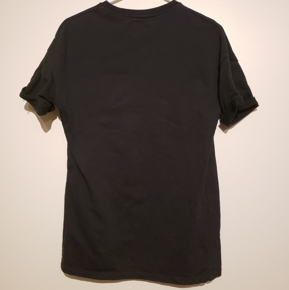 Zara Men's Beaded Skull T-Shirt Size S - Picture 2 of 4